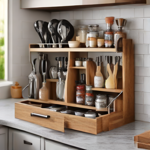 Afbeelding van Keukenblad Organizers: Slimme Oplossingen voor Kleine Ruimtes