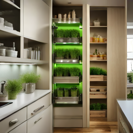 Afbeelding van Organiseer je kruidenpotten efficiënt in een smalle kast