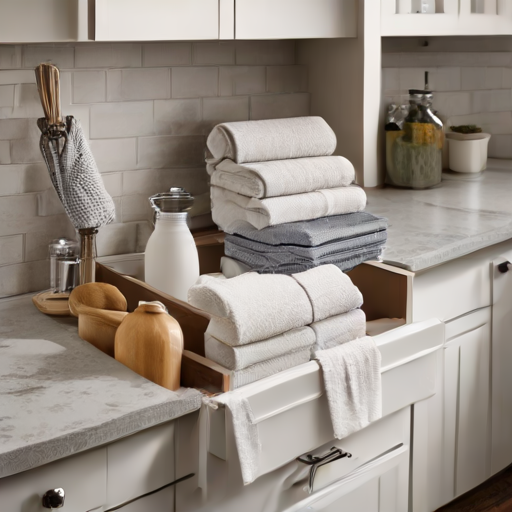 Afbeelding van Keukendoeken op de juiste manier opbergen: tips & tricks