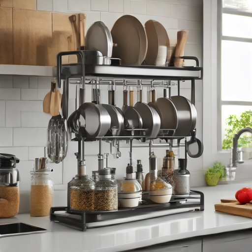 Afbeelding van Multifunctionele keukenrekjes: de slimme oplossing voor je keuken