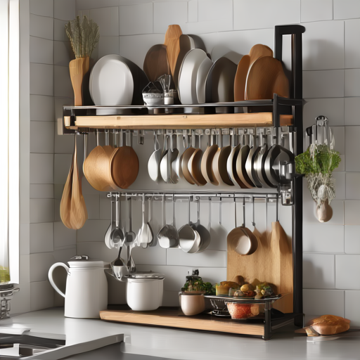 Afbeelding van Tips voor het kiezen van multifunctionele keukenrekjes