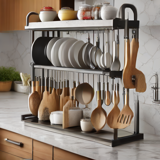 Afbeelding van Onderhoud van multifunctionele keukenrekjes: tips en trucs