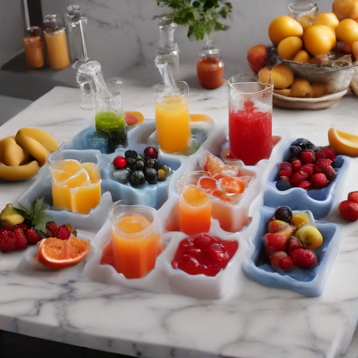 Afbeelding van Ontdek de beste recepten met siliconen ijsvormpjes