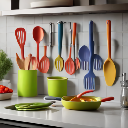 Afbeelding van Siliconen kookgerei combineren met andere materialen