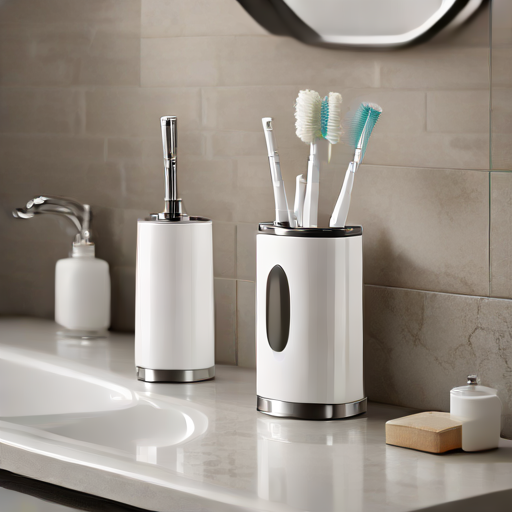 Afbeelding van Tandpasta dispensers en tandenborstelhouders combineren