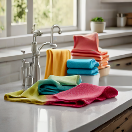 Afbeelding van Gebruik siliconen vaatdoekjes voor moeiteloze keukenreiniging