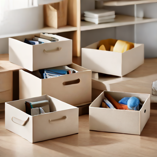 Afbeelding van Voordelen van opvouwbare opbergdozen bij verhuizen