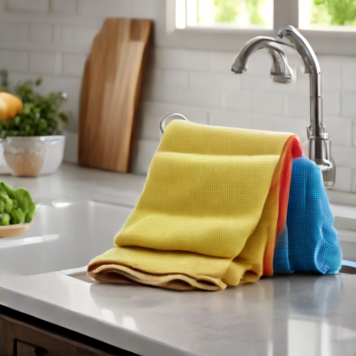 Afbeelding van Top siliconen vaatdoekjes voor werkbladen schoonmaken