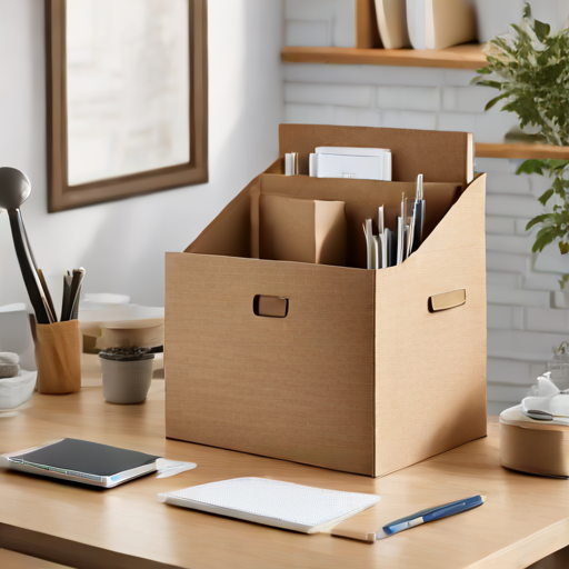 Afbeelding van Maak Zelf Opvouwbare Opbergdozen van Karton