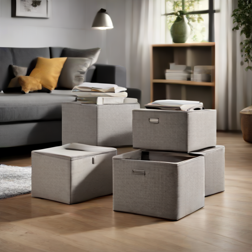 Afbeelding van Ruimtebesparing met opvouwbare opbergdozen