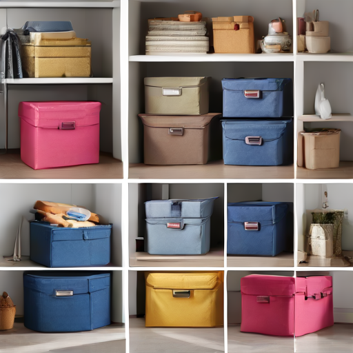 Afbeelding van Gebruik opvouwbare opbergdozen in de garage effectief