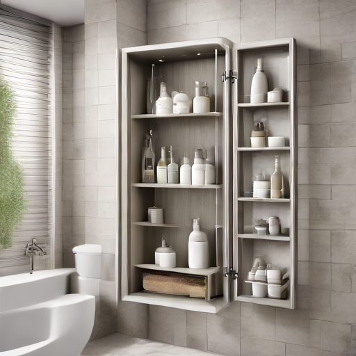 Afbeelding van Bespaar Ruimte in de Badkamer met Slimme Douche Organizers