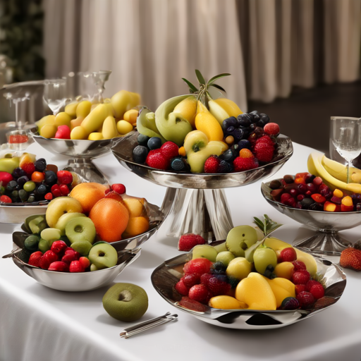 Afbeelding van Opvouwbare Fruitschalen: Perfect voor Elk Evenement