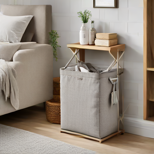 Afbeelding van Opvouwbare wasmandjes opbergen: Tips en trucs