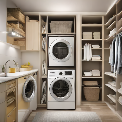 Afbeelding van Efficiënt Opbergen van Opvouwbare Wasmandjes: Tips en Tricks