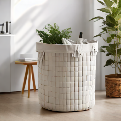 Afbeelding van Opvouwbare wasmandjes voor kleine ruimtes: tips en keuzes