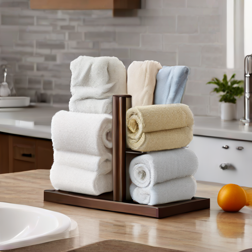 Afbeelding van Handdoekorganizer: De sleutel tot een georganiseerde keuken