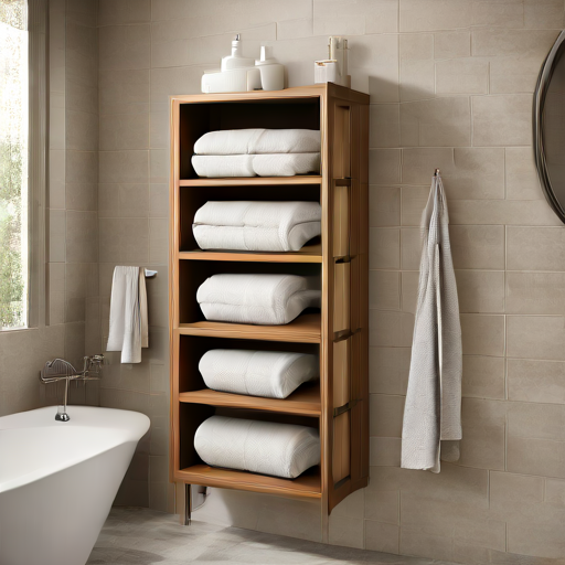 Afbeelding van Handdoekorganizers in de badkamer: Efficiënt en Stijlvol