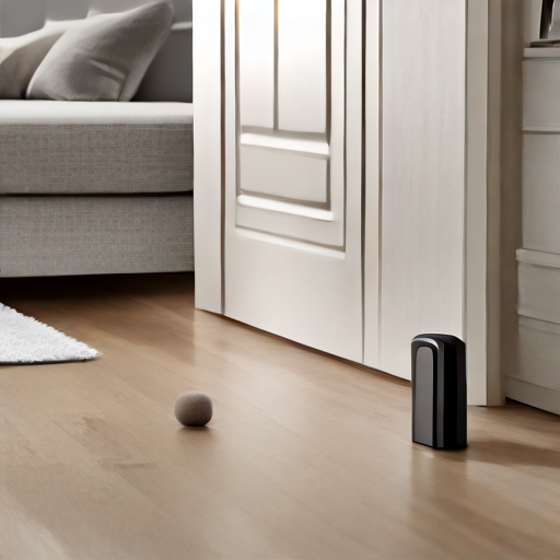 Afbeelding van Magnetische deurenstoppers voor geluidsisolatie thuis