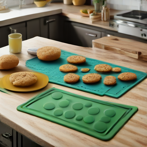Afbeelding van Herbruikbare Siliconen Bakmatten voor Duurzaam Leven