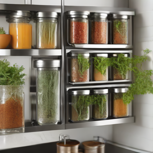 Afbeelding van Installeren van magnetische kruidenhouders op je koelkast