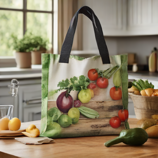 Afbeelding van Verminder plastic met herbruikbare boodschappenzakken