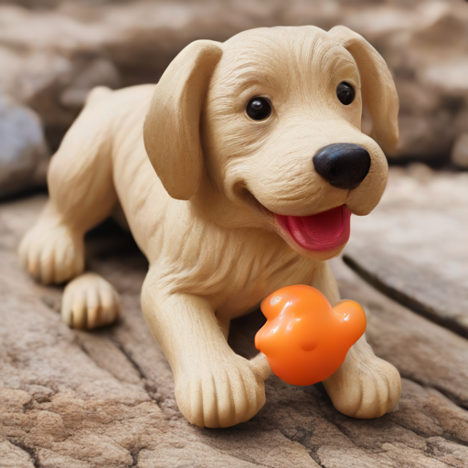 Afbeelding van Rubber speelgoed bevordert de tandontwikkeling bij honden