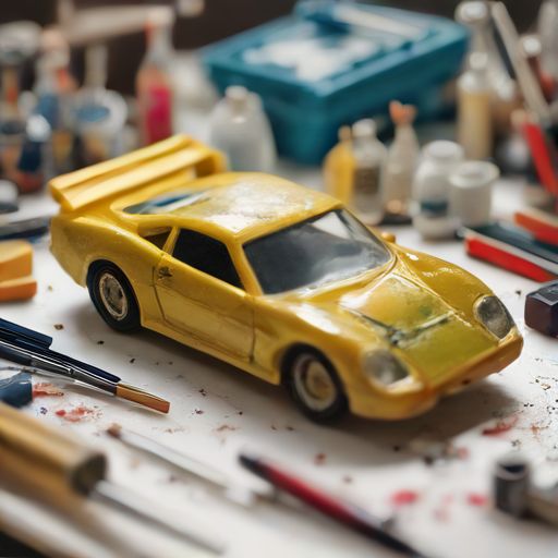 Afbeelding van Voordelen van het Bouwen van Plastic Modelauto's