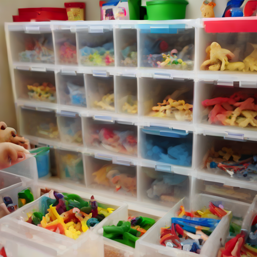 Afbeelding van Veilig plastic speelgoedpoppetjes opbergen: tips & tricks