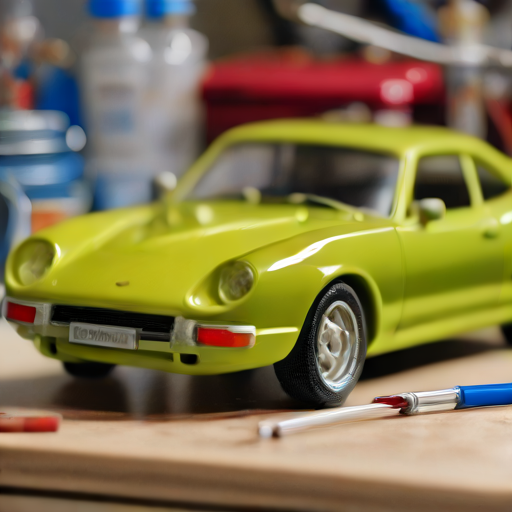 Afbeelding van Perfect schilderen van plastic modelauto's: tips en trucs