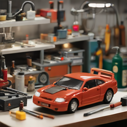 Afbeelding van Maak prachtige plastic modelauto's: een stap-voor-stap gids