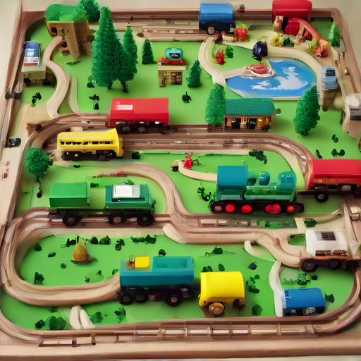 Afbeelding van Creatieve voordelen van speelgoedtreinen voor kinderen