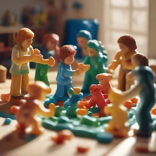 Afbeelding van Combineer plastic speelgoedpoppetjes met ander speelgoed