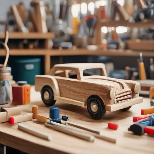 Afbeelding van Maak je eigen speelgoedauto's: een creatieve gids