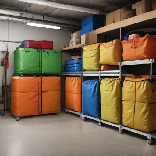 Afbeelding van Organiseer je garage met rekbare opbergdeksels