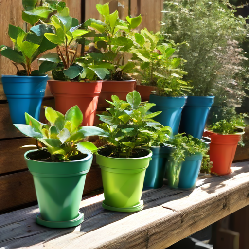 Afbeelding van Recycleer Plastic Plantpotjes voor een Duurzame Tuin