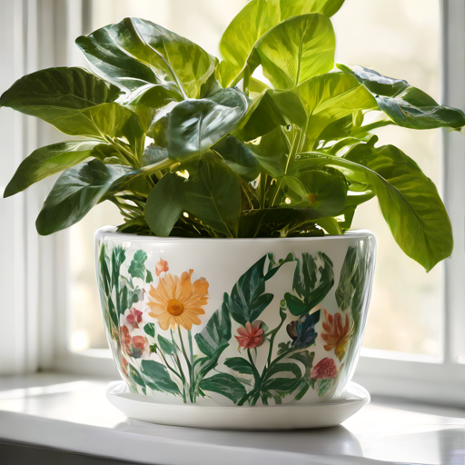 Afbeelding van Personaliseer je plastic plantpotjes voor unieke stijl