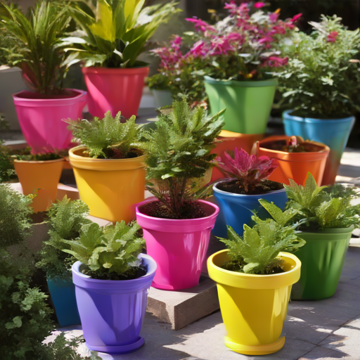 Afbeelding van Maak je tuin mooier met plastic plantpotjes