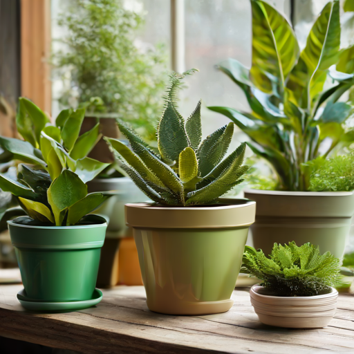 Afbeelding van Duurzame plastic plantpotjes voor tuinliefhebbers