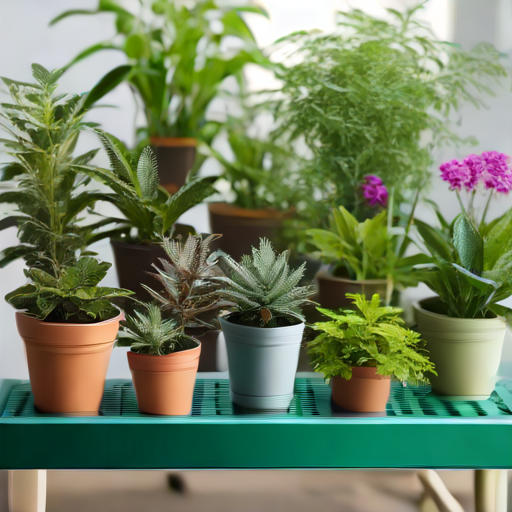 Afbeelding van Planten die goed gedijen in plastic oppottafels