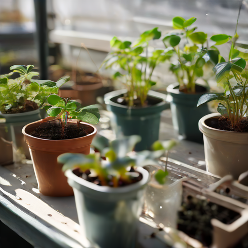 Afbeelding van Effectief gebruik van plastic oppottafels voor zaailingen