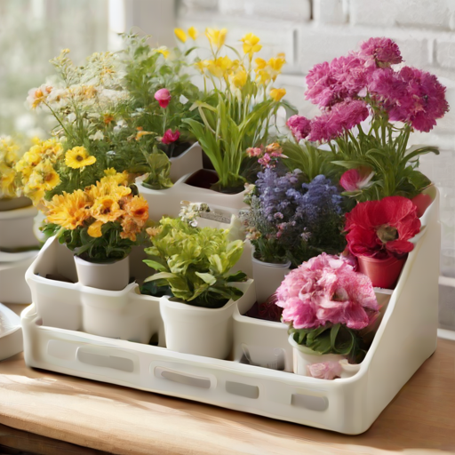 Afbeelding van Creëer een Bloemenparadijs met Plastic Tuinorganizers