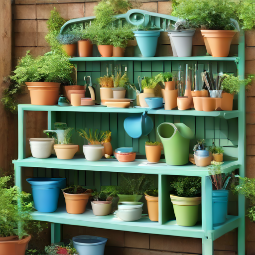 Afbeelding van Ontdek kleuren en stijlen van plastic tuinorganizers