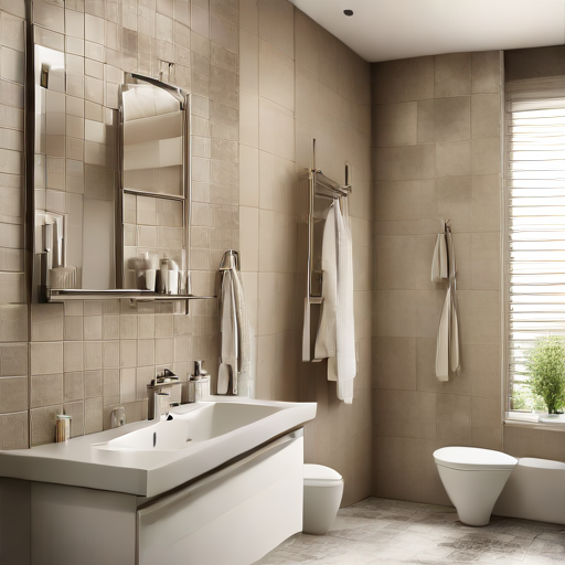 Afbeelding van De beste tegelklevende ophanghaken voor je badkamer