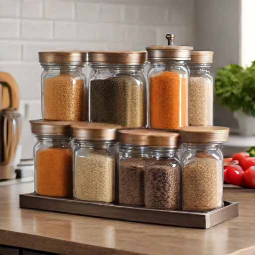 Afbeelding van Ontdek de beste kruidenpot organizers voor kleine keukens