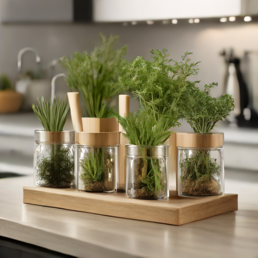 Afbeelding van Kruidenpot Organizers voor een Minimalistisch Interieur