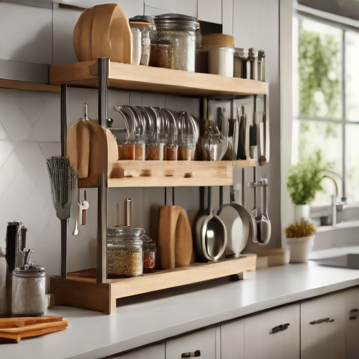 Afbeelding van Multifunctionele keukenrekjes: de must-have voor thuiskoks