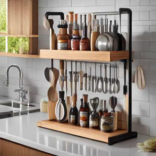 Afbeelding van Beste materialen voor multifunctionele keukenrekjes