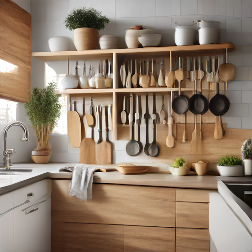 Afbeelding van Multifunctionele keukenrekjes: de beste materialen