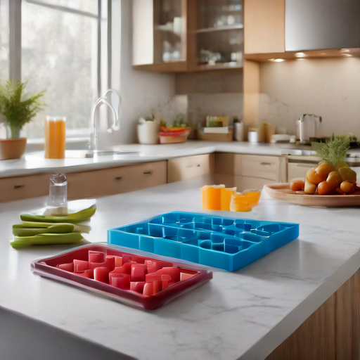 Afbeelding van Beste manieren om siliconen ijsvormpjes op te bergen
